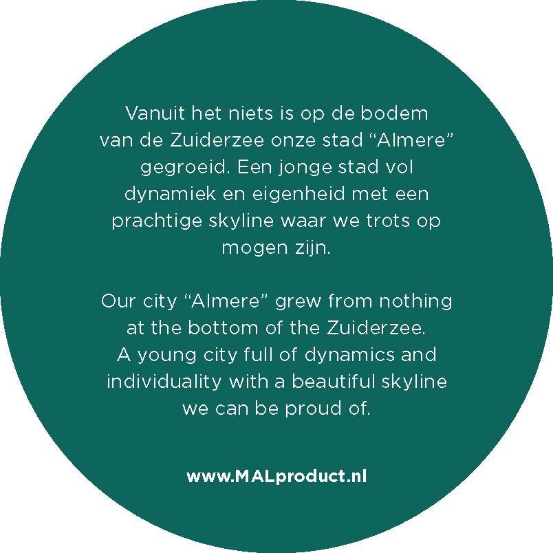 Skyline Almere Stroopwafelpot